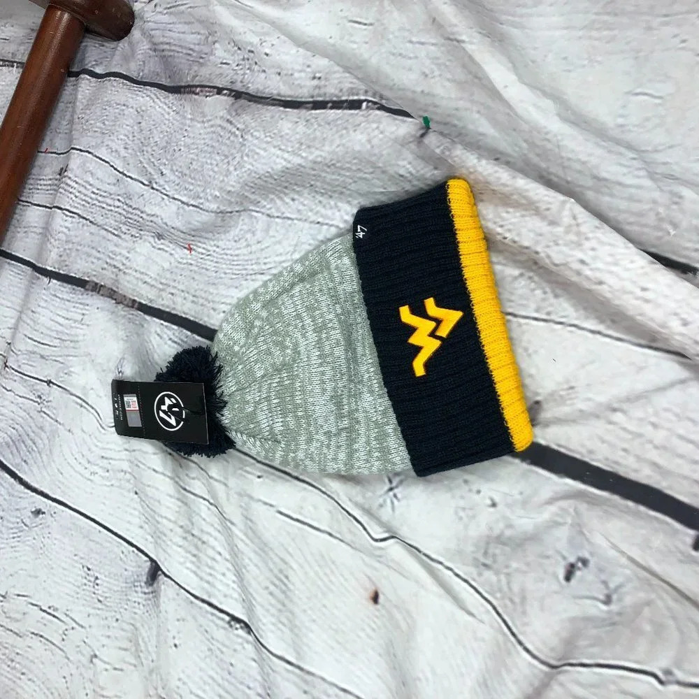 47 west Virginia mountaineers beanie fandom sportswear winter football